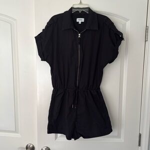 PISTOLA Black Zip-Up Romper - Sz Small